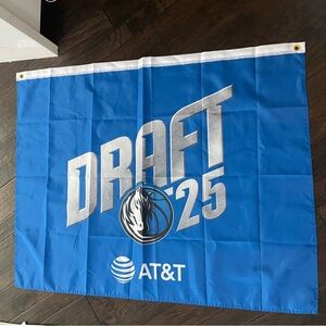 Dallas Mavericks NBA Draft Party flag banner Cooper Flagg draft night Mavs 2025